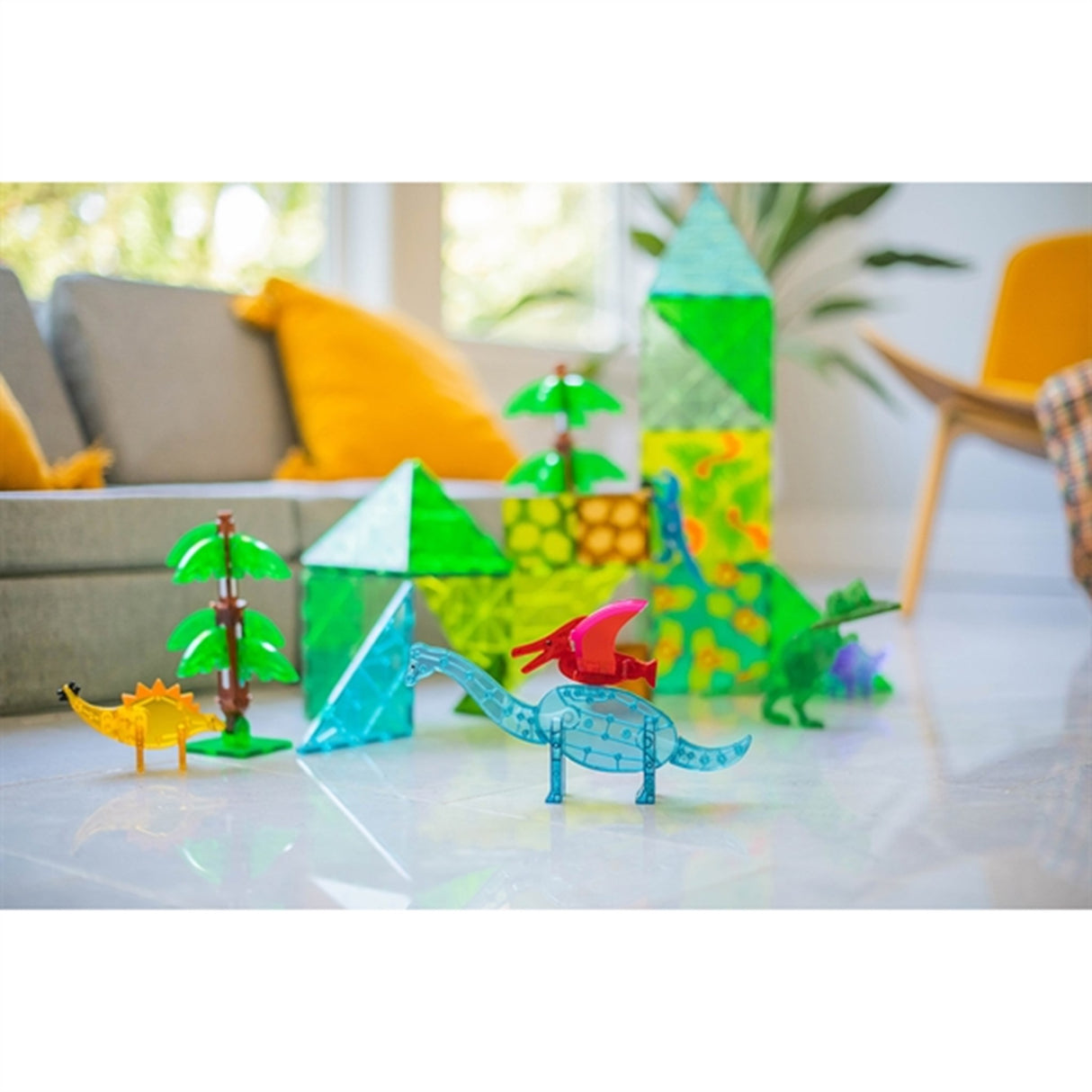 Magna-Tiles® Dino World XL - Magnetsæt 50 Dele