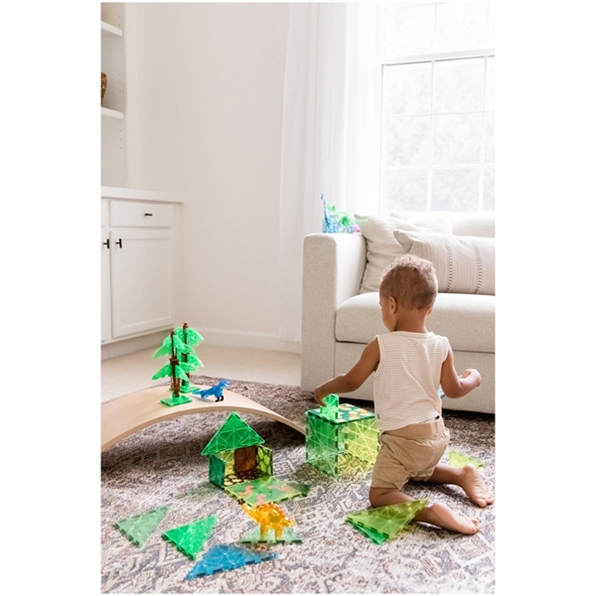 Magna-Tiles® Dino World XL - Magnetsæt 50 Dele
