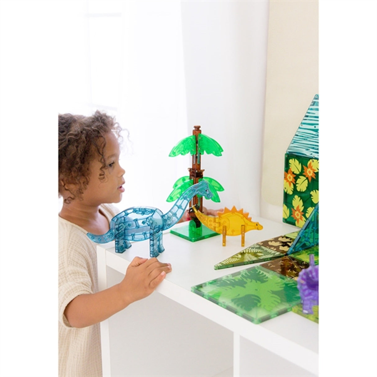 Magna-Tiles® Dino World XL - Magnetsæt 50 Dele