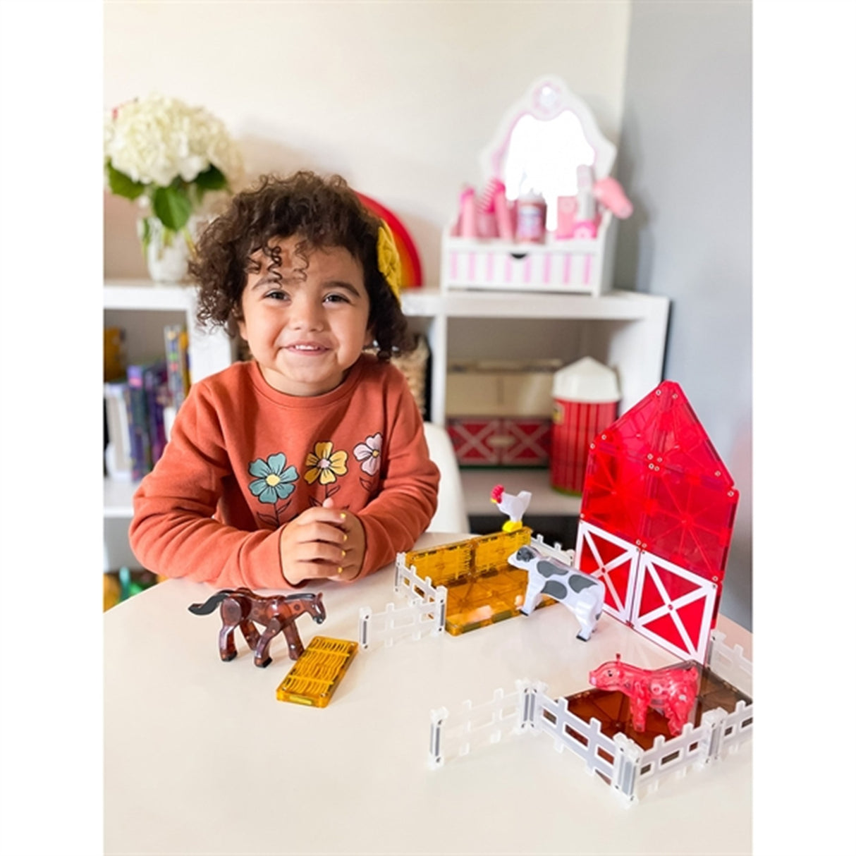 Magna-Tiles® Bondegårdsdyr - Magnetsæt 25 Dele