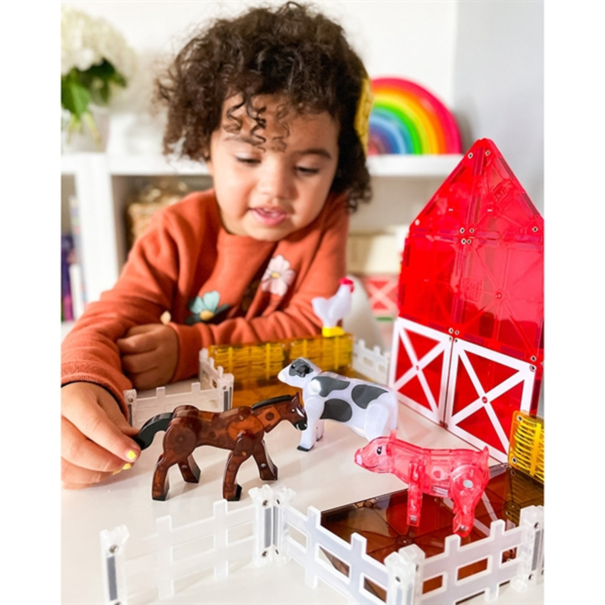 Magna-Tiles® Bondegårdsdyr - Magnetsæt 25 Dele