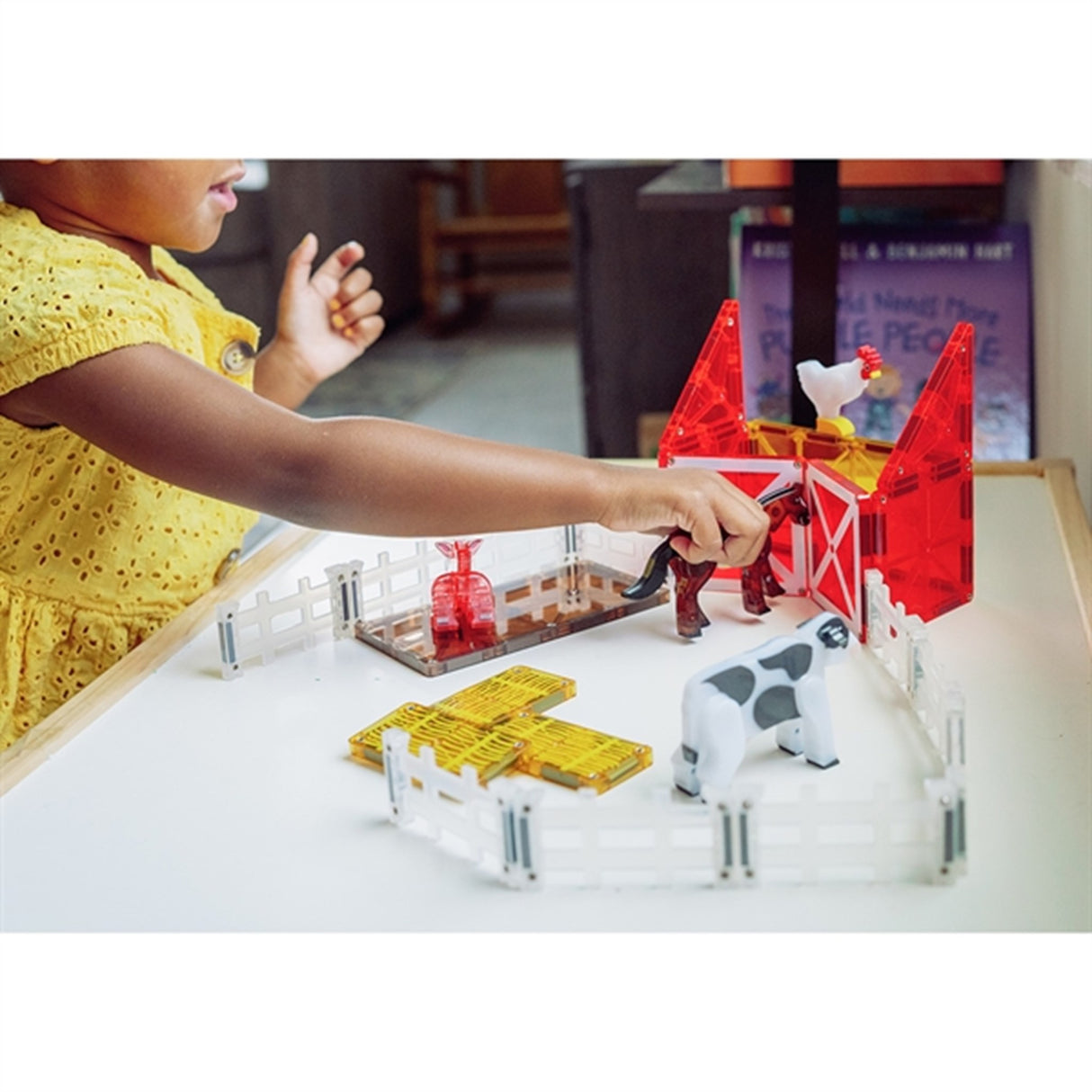 Magna-Tiles® Bondegårdsdyr - Magnetsæt 25 Dele