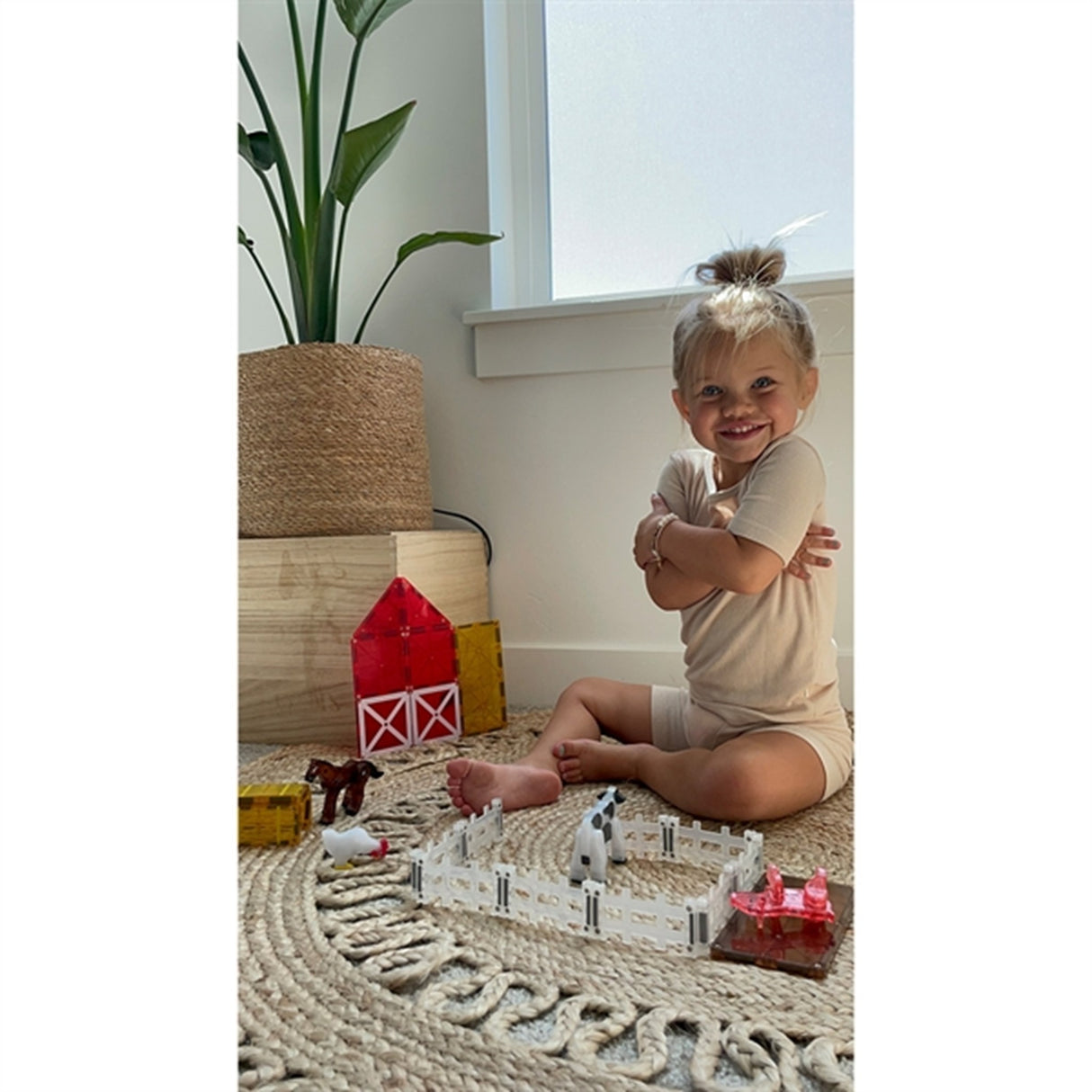 Magna-Tiles® Bondegårdsdyr - Magnetsæt 25 Dele