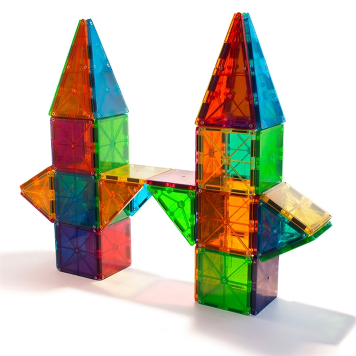 Magna-Tiles® Clear Colors - Magnetsæt 100 Dele