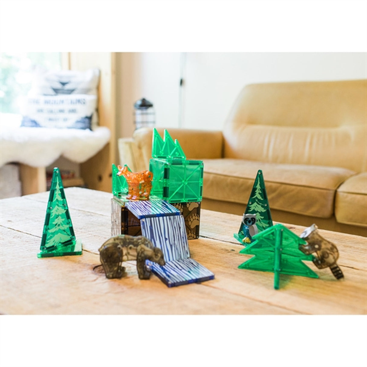 Magna-Tiles® Skovdyr - Magnetsæt 25 Dele