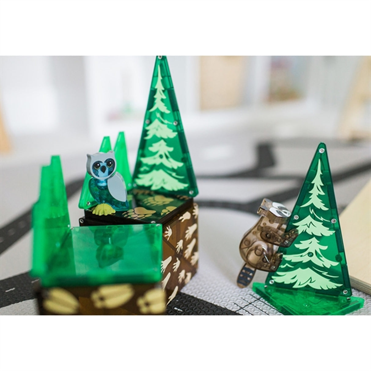 Magna-Tiles® Skovdyr - Magnetsæt 25 Dele