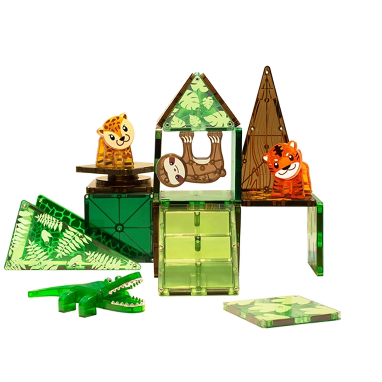 Magna-Tiles® Jungle - Magnetsæt 25 Dele