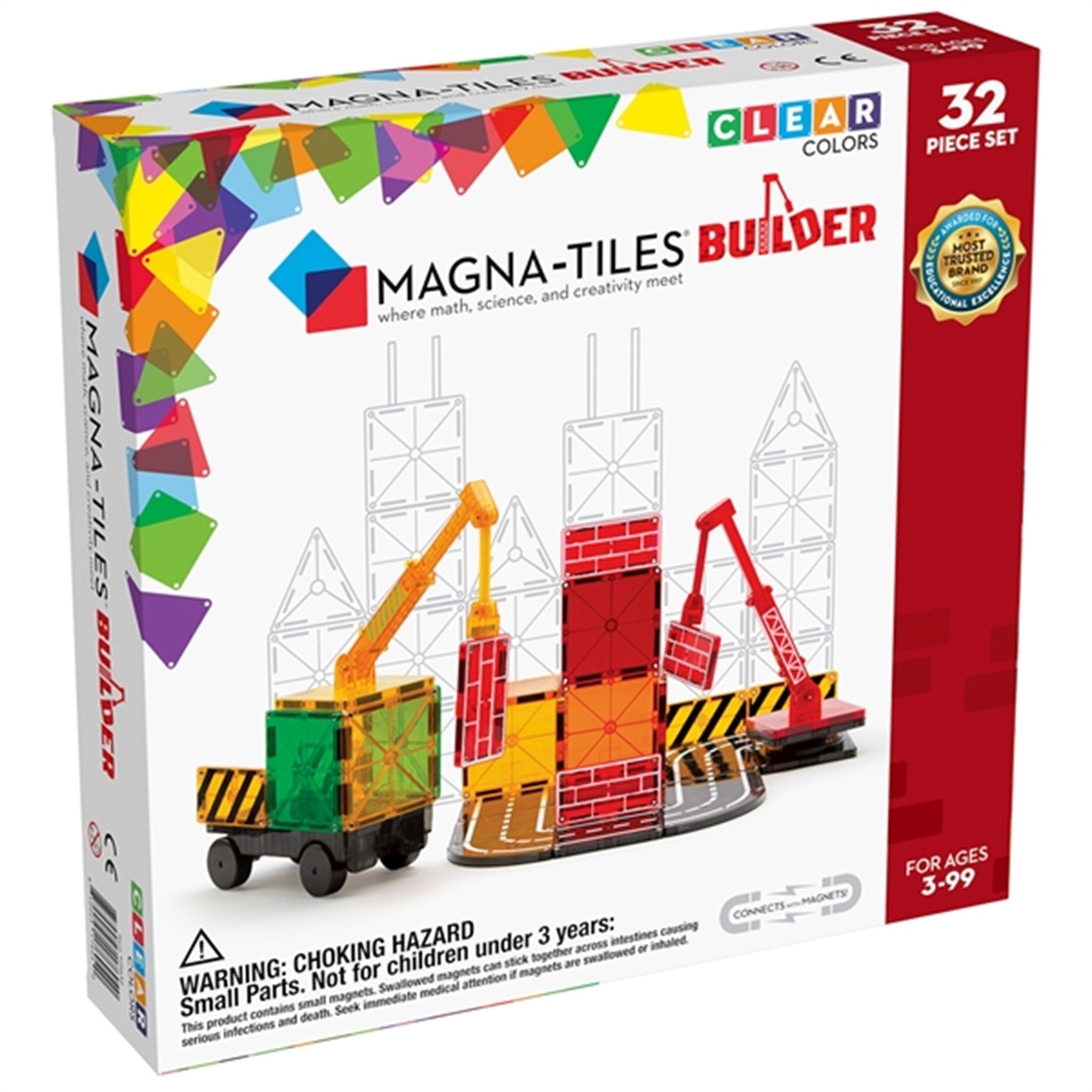 Magna-Tiles® Builder - Magnetsæt 32 Dele