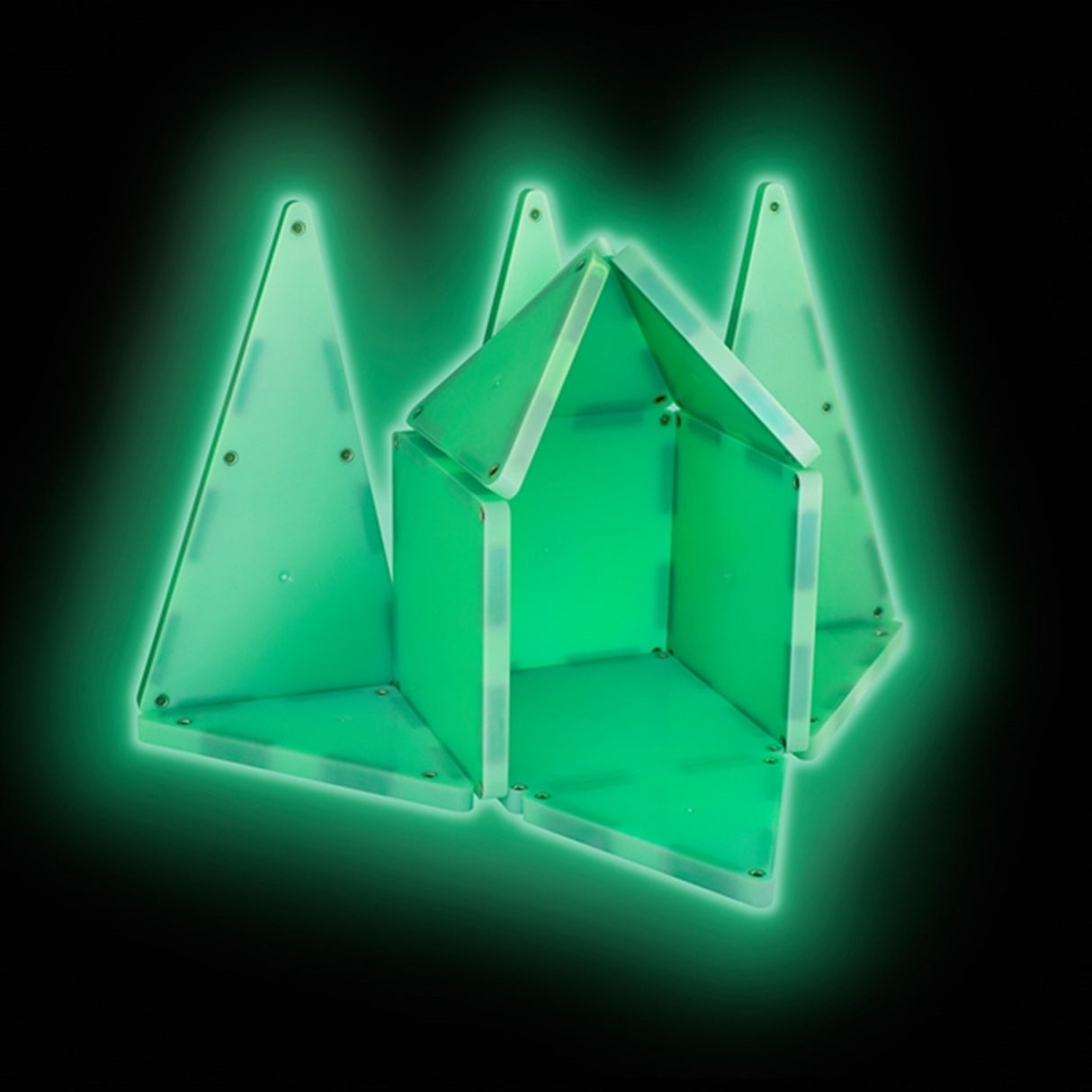 Magna-Tiles® GLOW - Magnetsæt 16 Dele