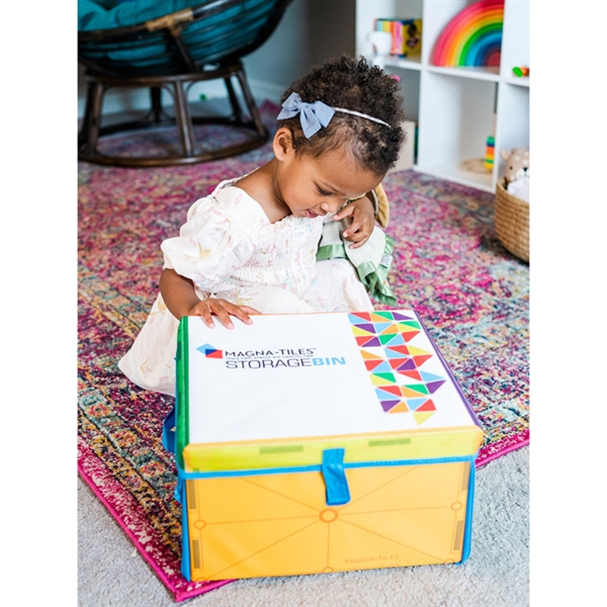 Magna-Tiles® Opbevaringskasse og Legetæppe