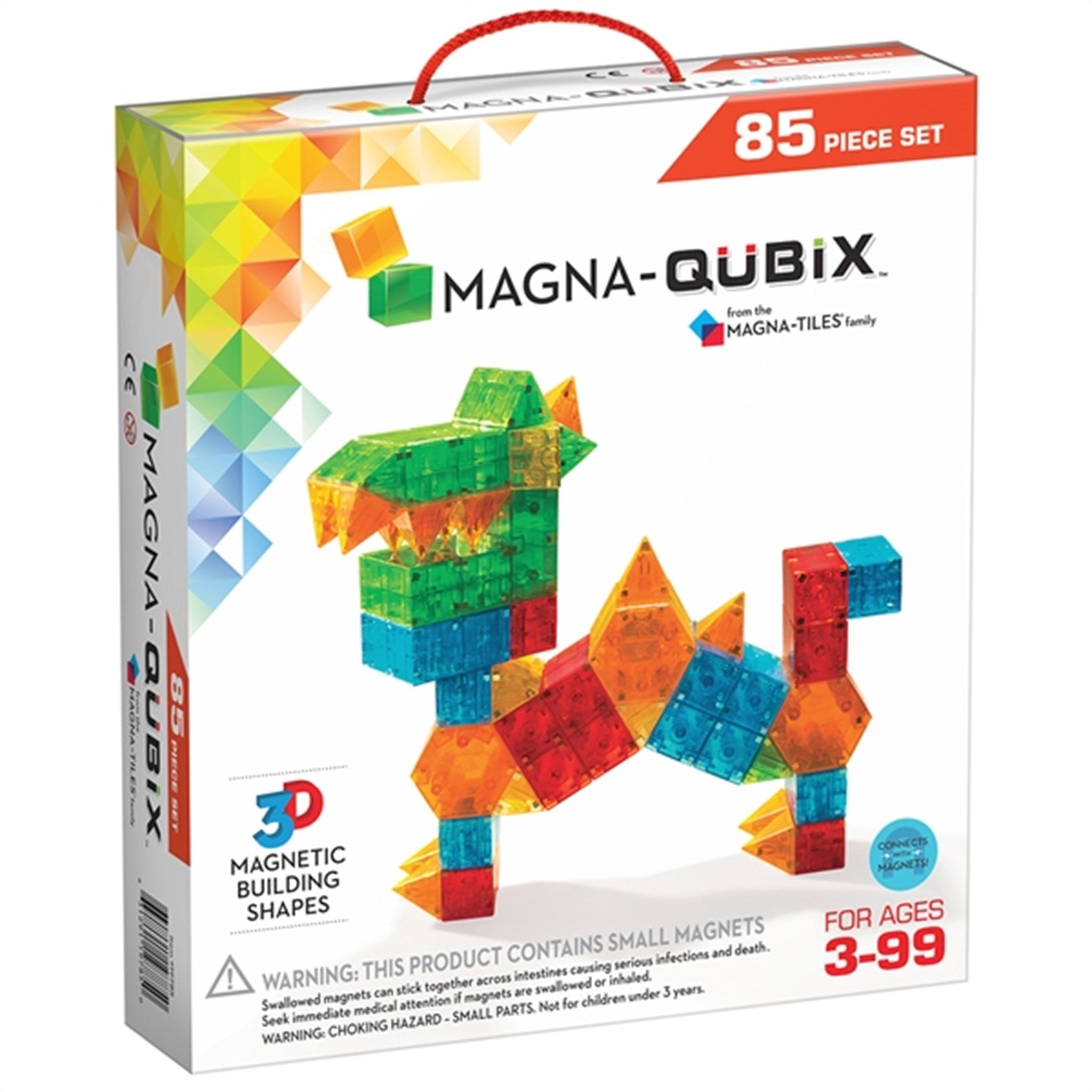Magna-Tiles® Magna-Qubix® - Magnetsæt 85 Dele