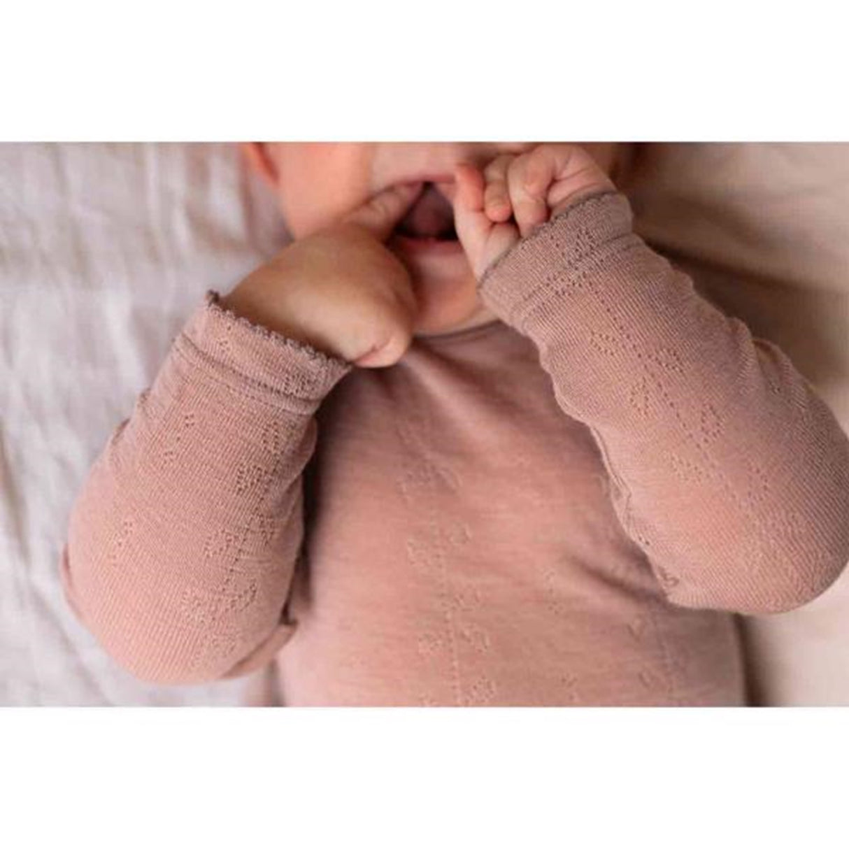 MarMar Wool Pointelle Burnt Rose Benedikte Body
