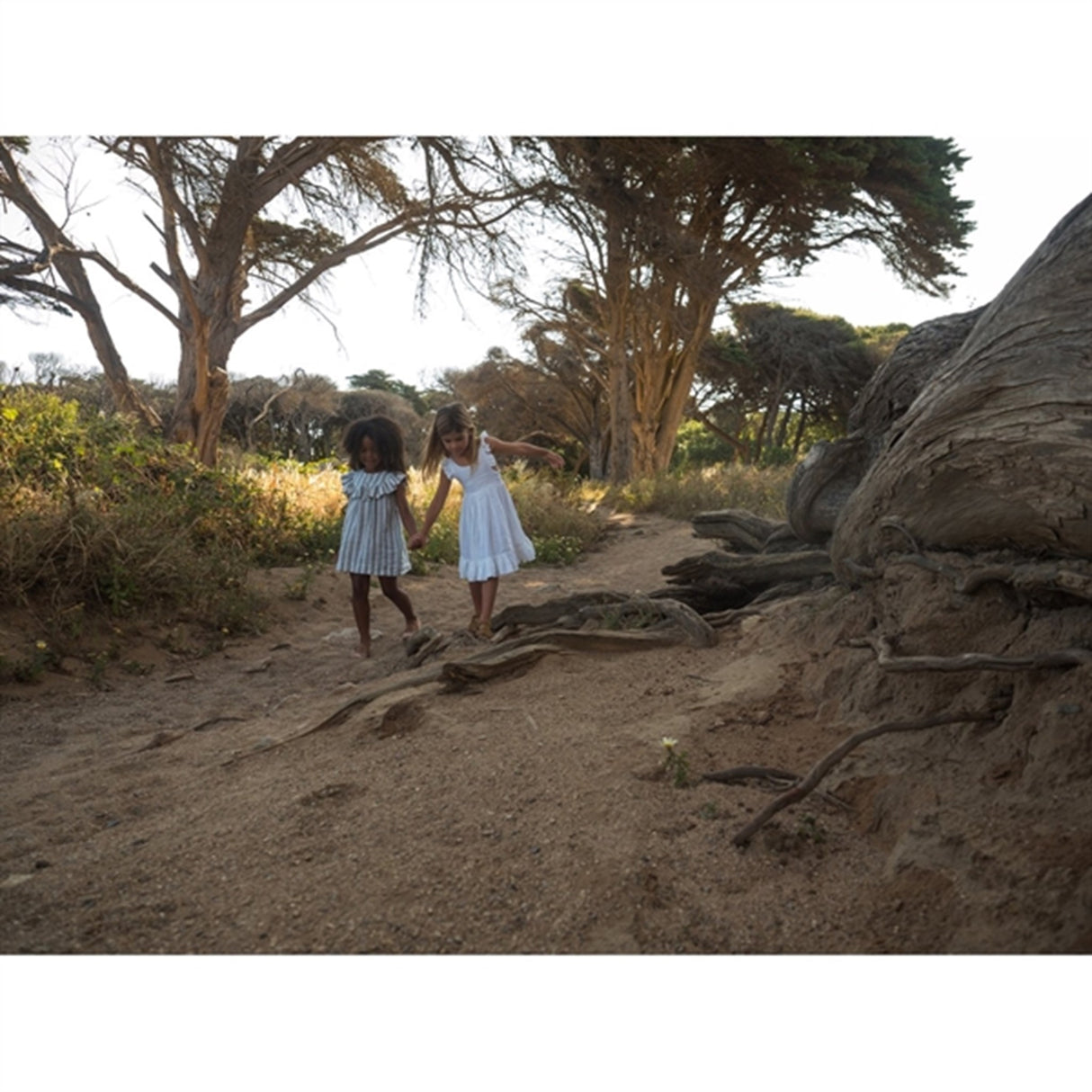 MarMar White Danita Frill Kjole