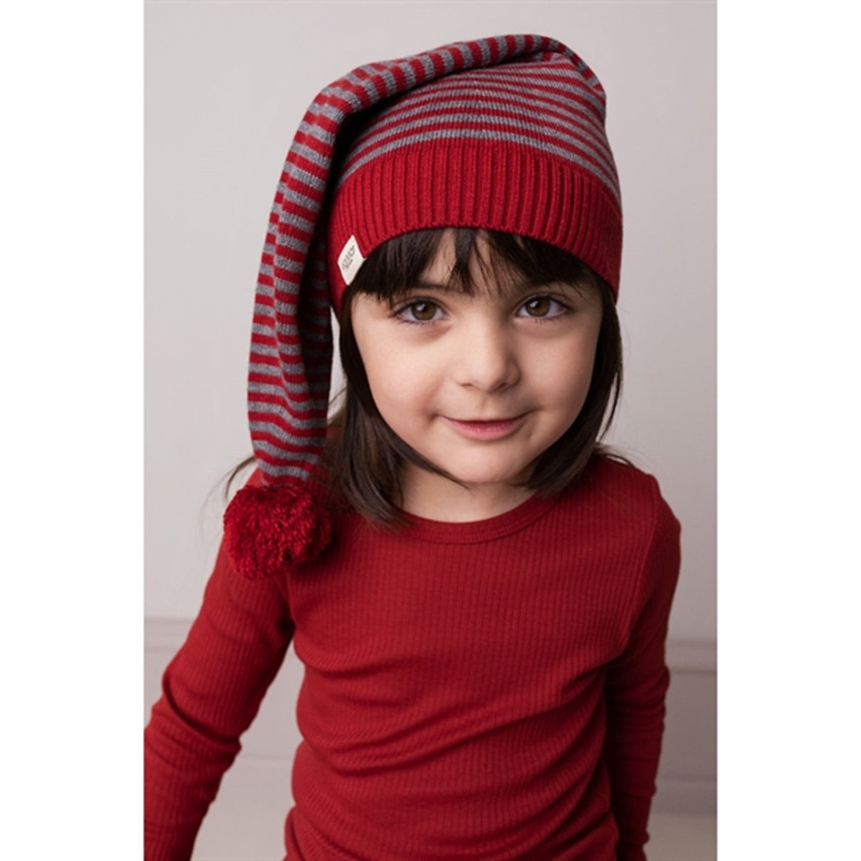 MarMar Modal Hibiscus Red Plain Bluse