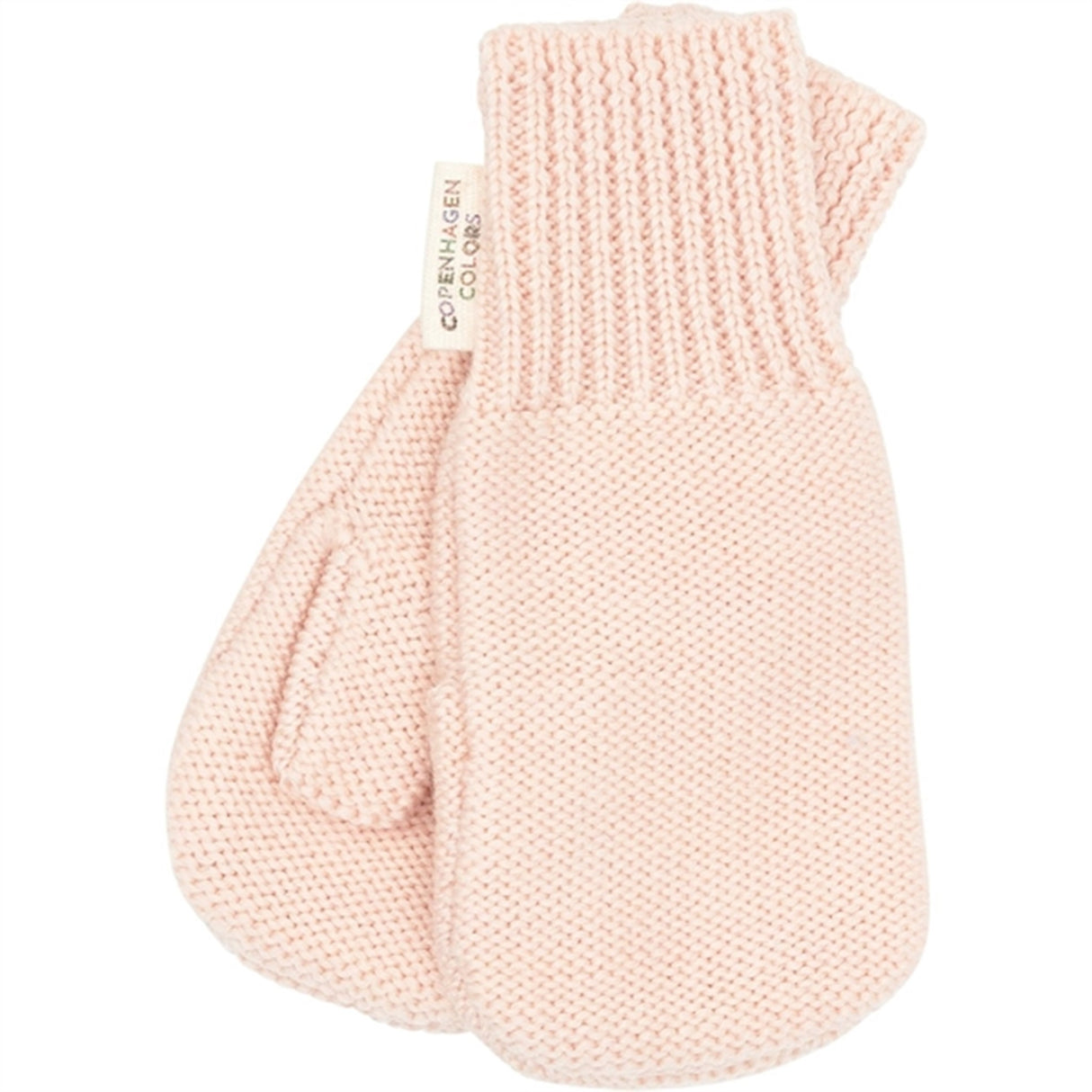 Copenhagen Colors Soft Pink Merino Uld Strikkede Vanter