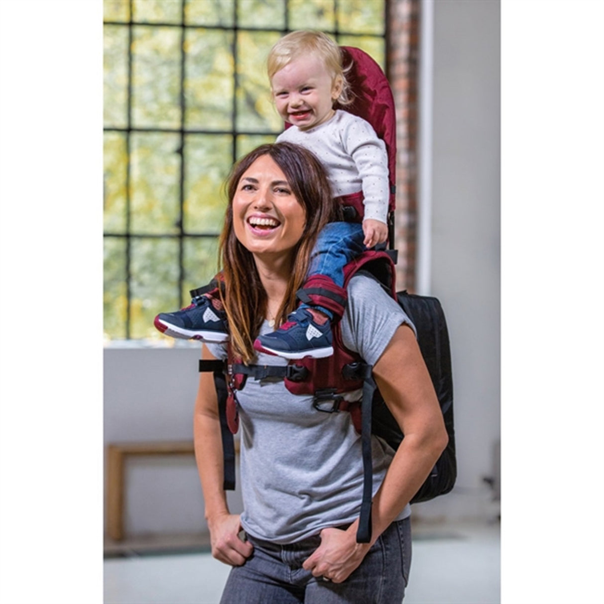 MiniMeis Rygsæk Burgundy