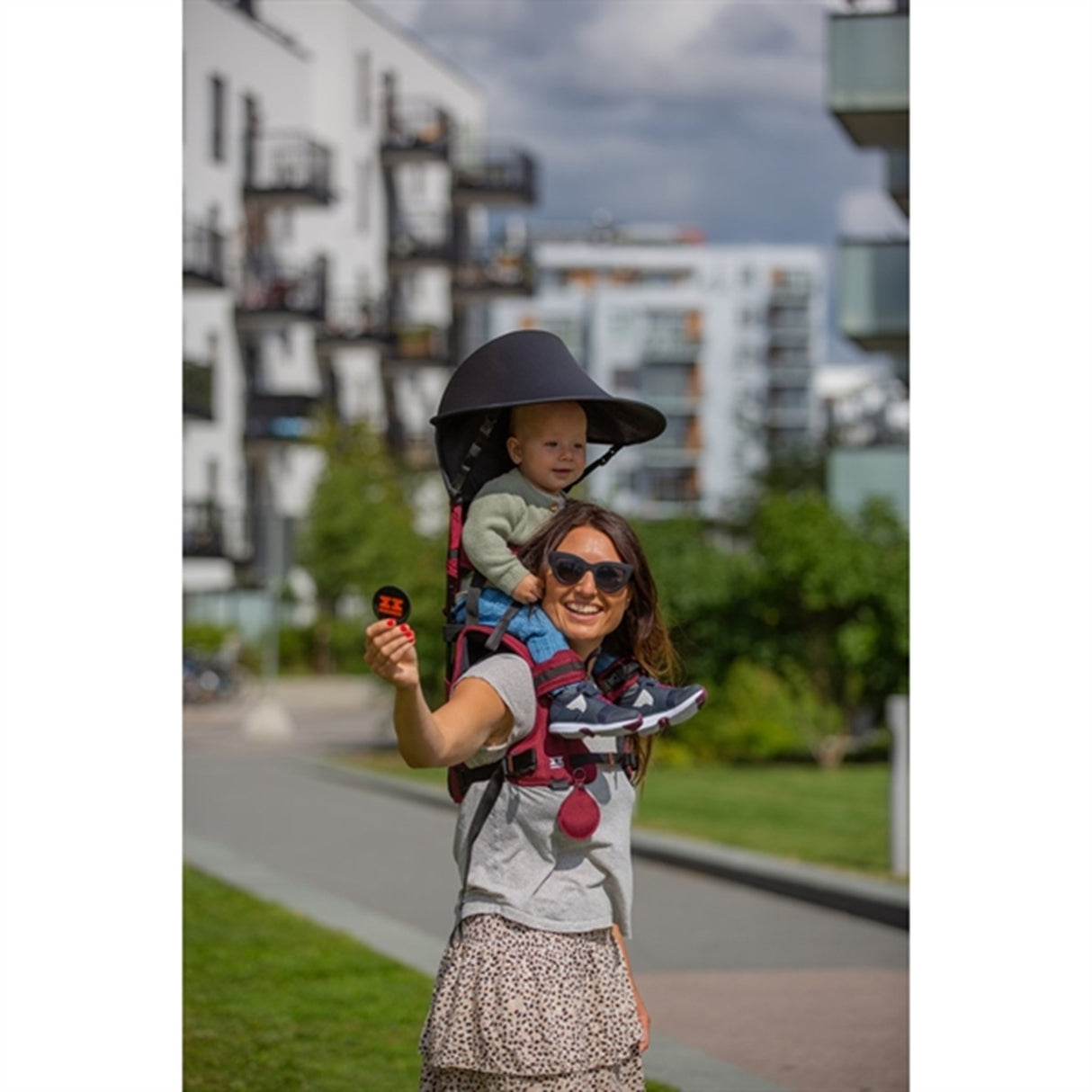 MiniMeis Solskærm Black