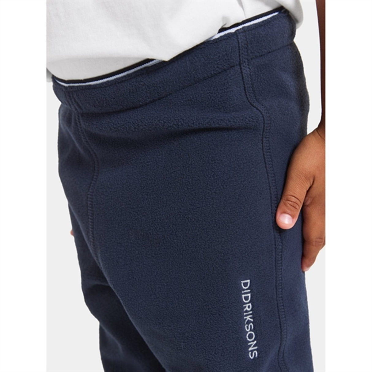 Didriksons Navy Monte Kids Fleece Bukser