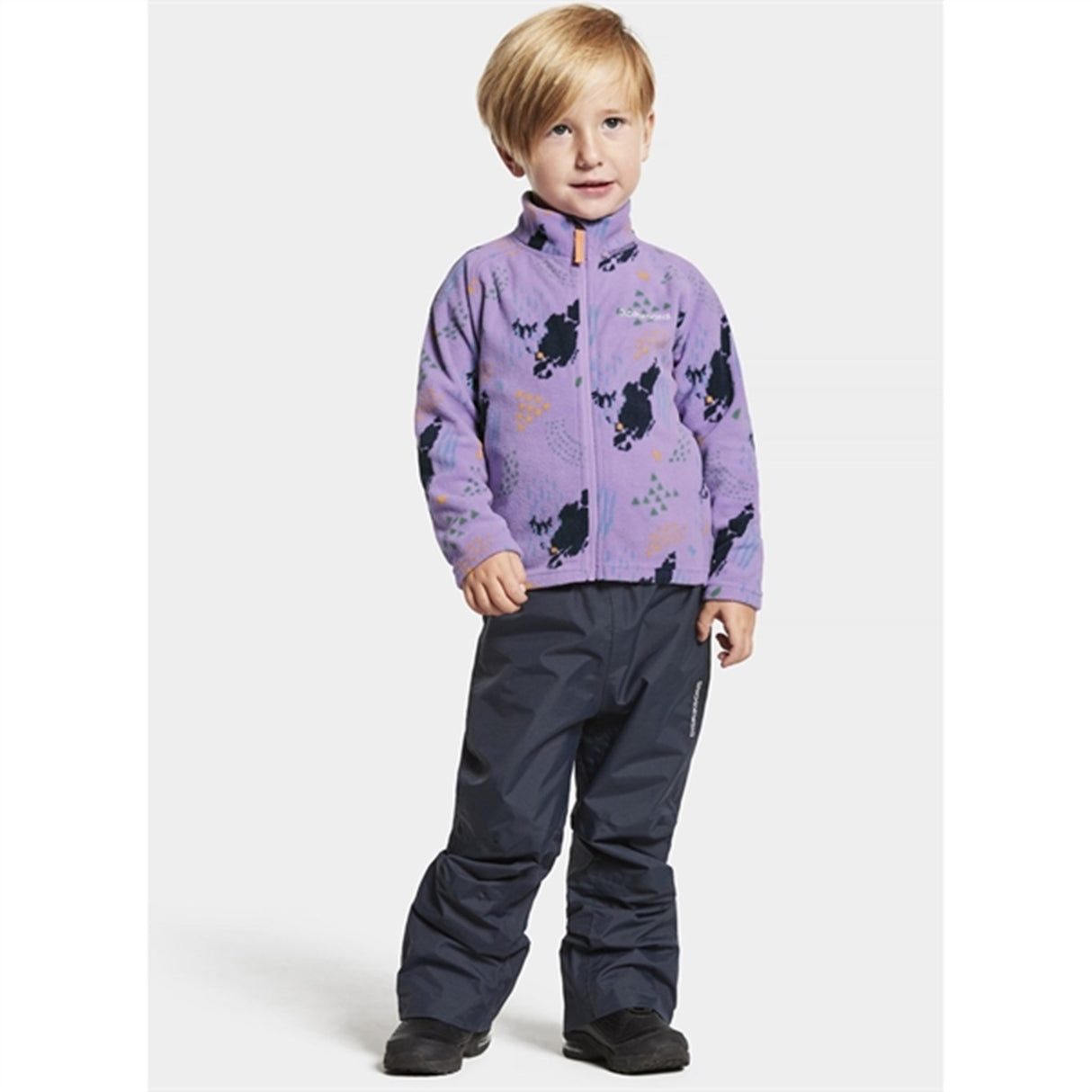Didriksons Monte Grundsund Purple Fleecejakke