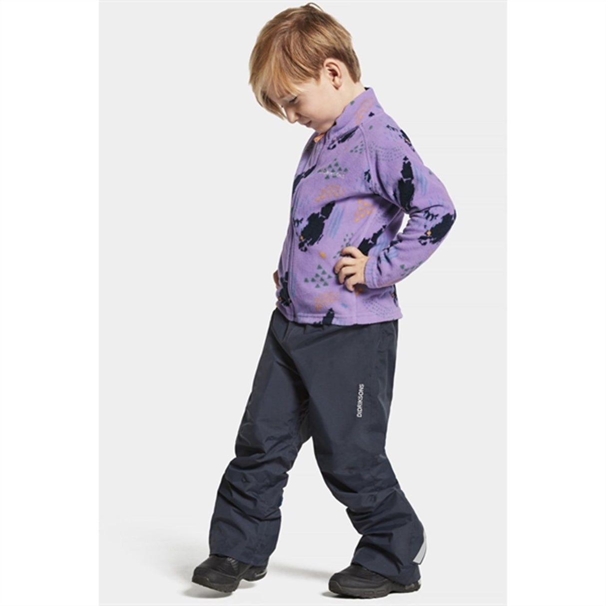 Didriksons Monte Grundsund Purple Fleecejakke