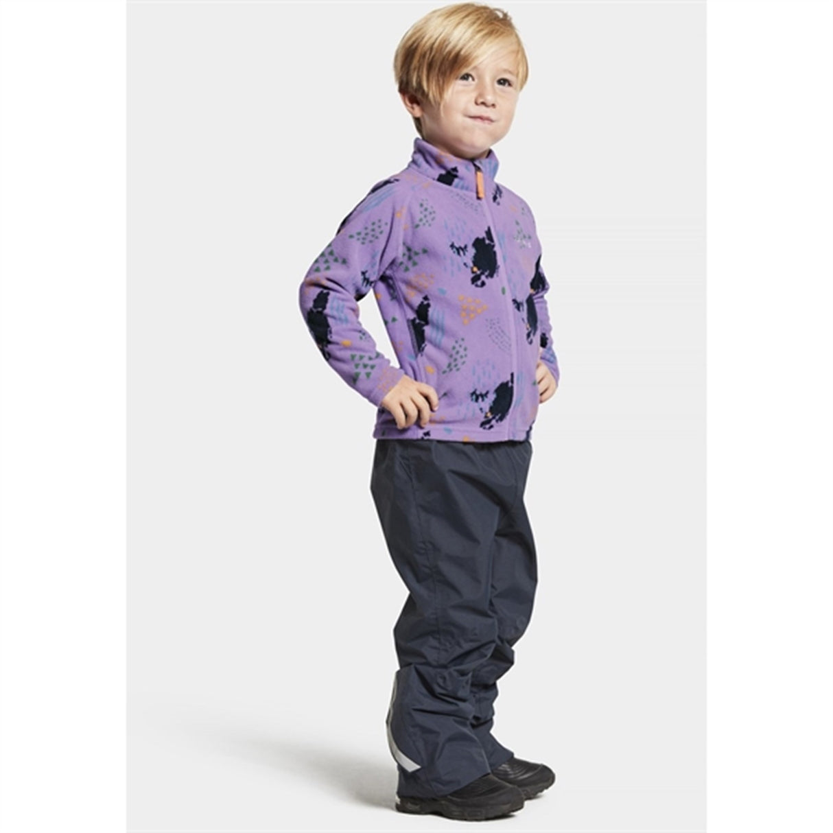Didriksons Monte Grundsund Purple Fleecejakke