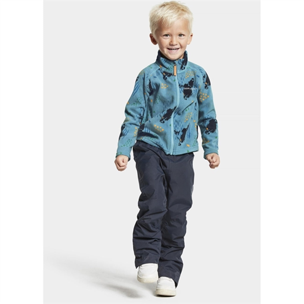 Didriksons Monte Grundsund Blue Fleecejakke