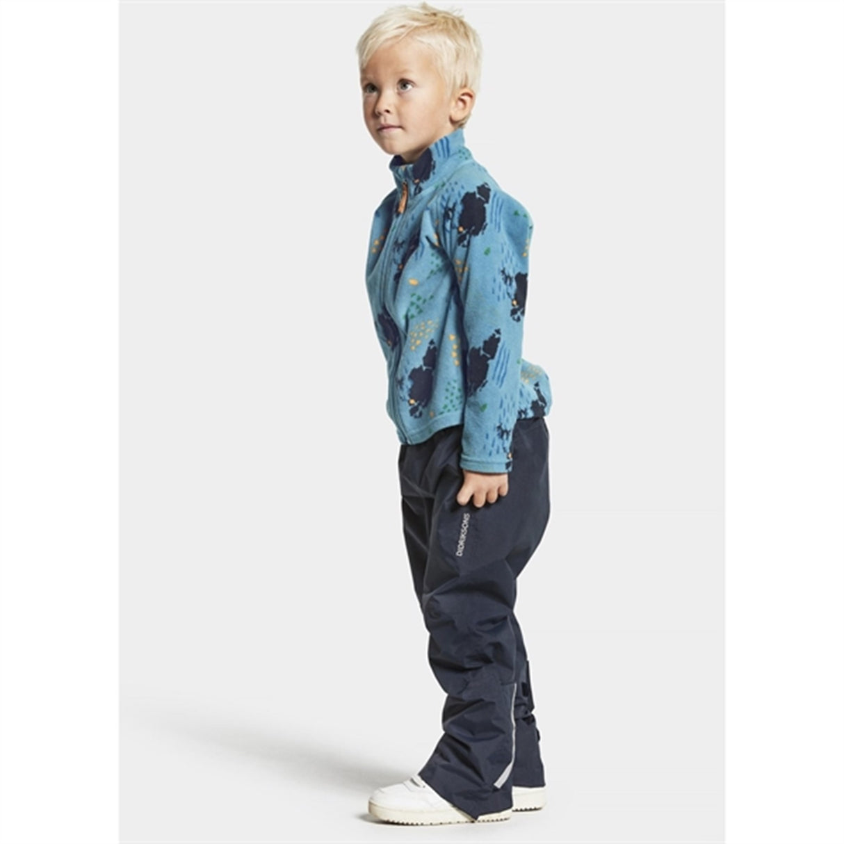 Didriksons Monte Grundsund Blue Fleecejakke