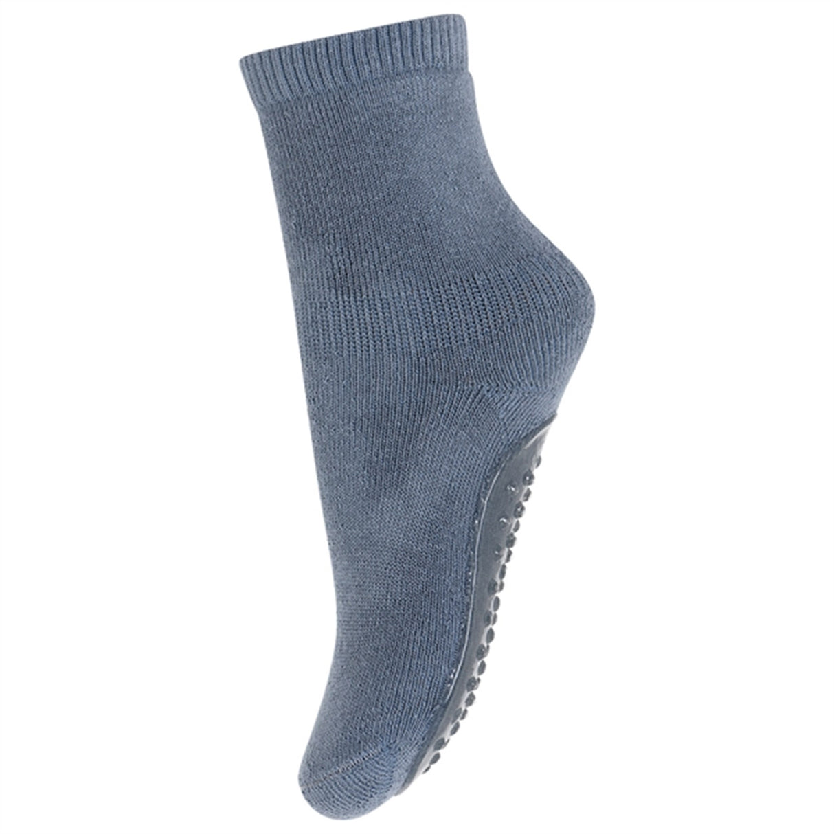 MP 7953 Cotton Anti-slip Strømper 4222 Stone Blue