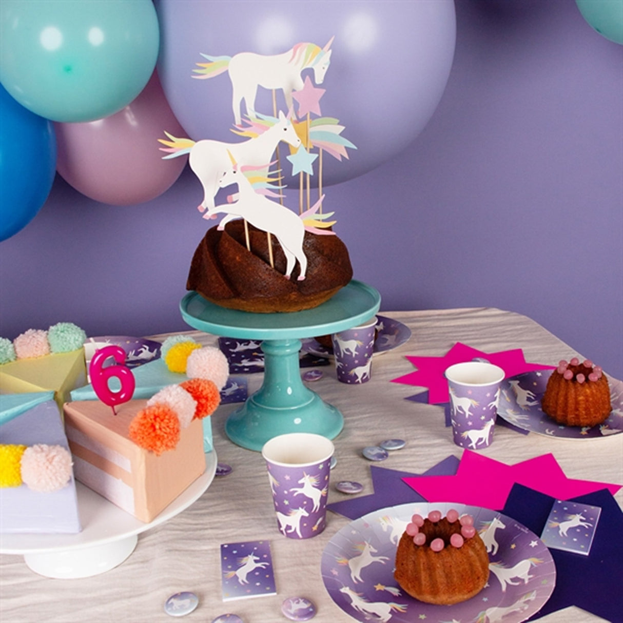 My Little Day Enhjørning Tallerkener 8 stk