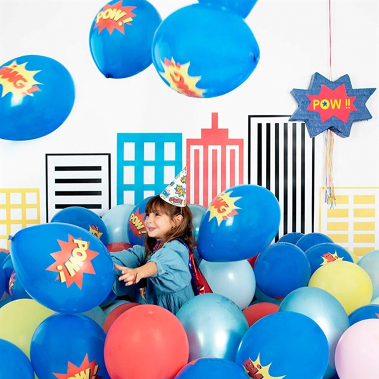 My Little Day Super Heroes Festhatte 8 stk