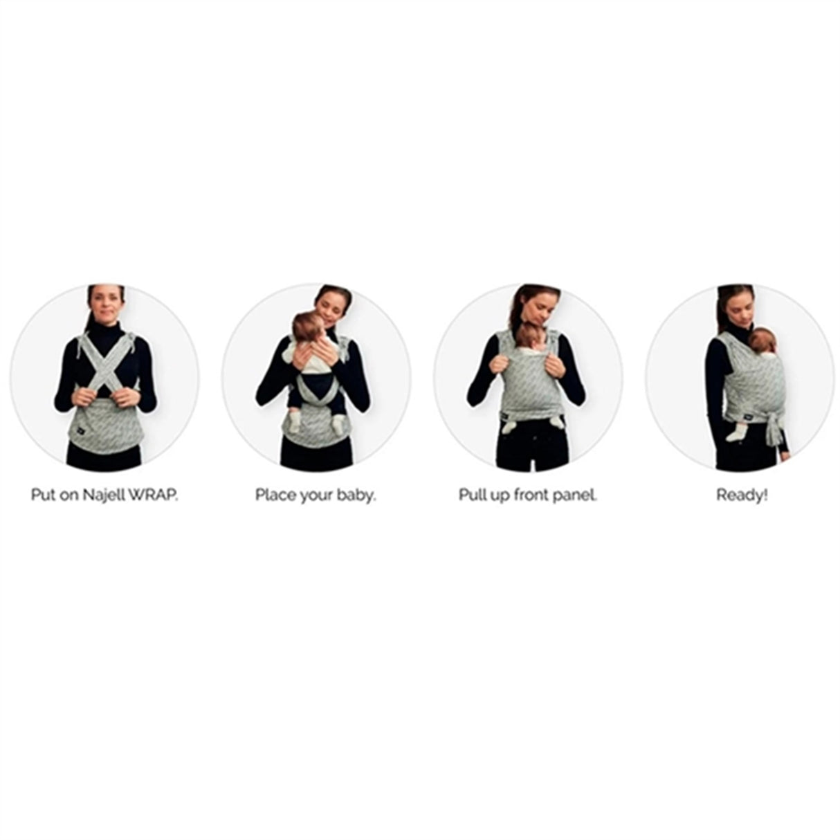 Najell Wrap Strækvikle Zebra Brown