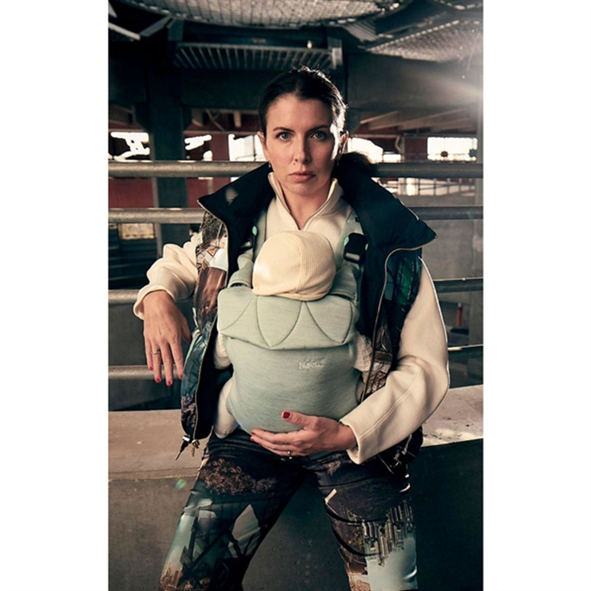 Najell Baby Carrier Easy Soft Pistachio Green