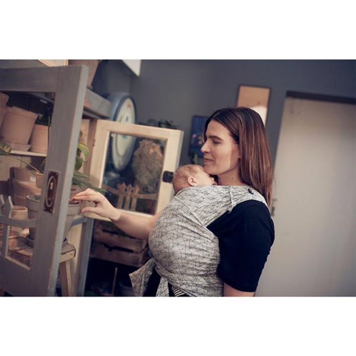 Najell Wrap Strækvikle Grey Print