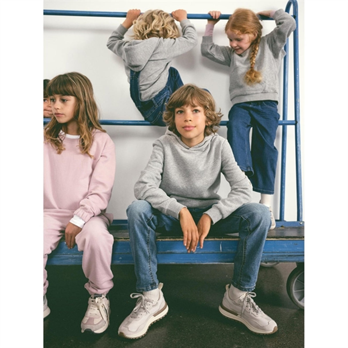 Name It Grey Melange Hoodie