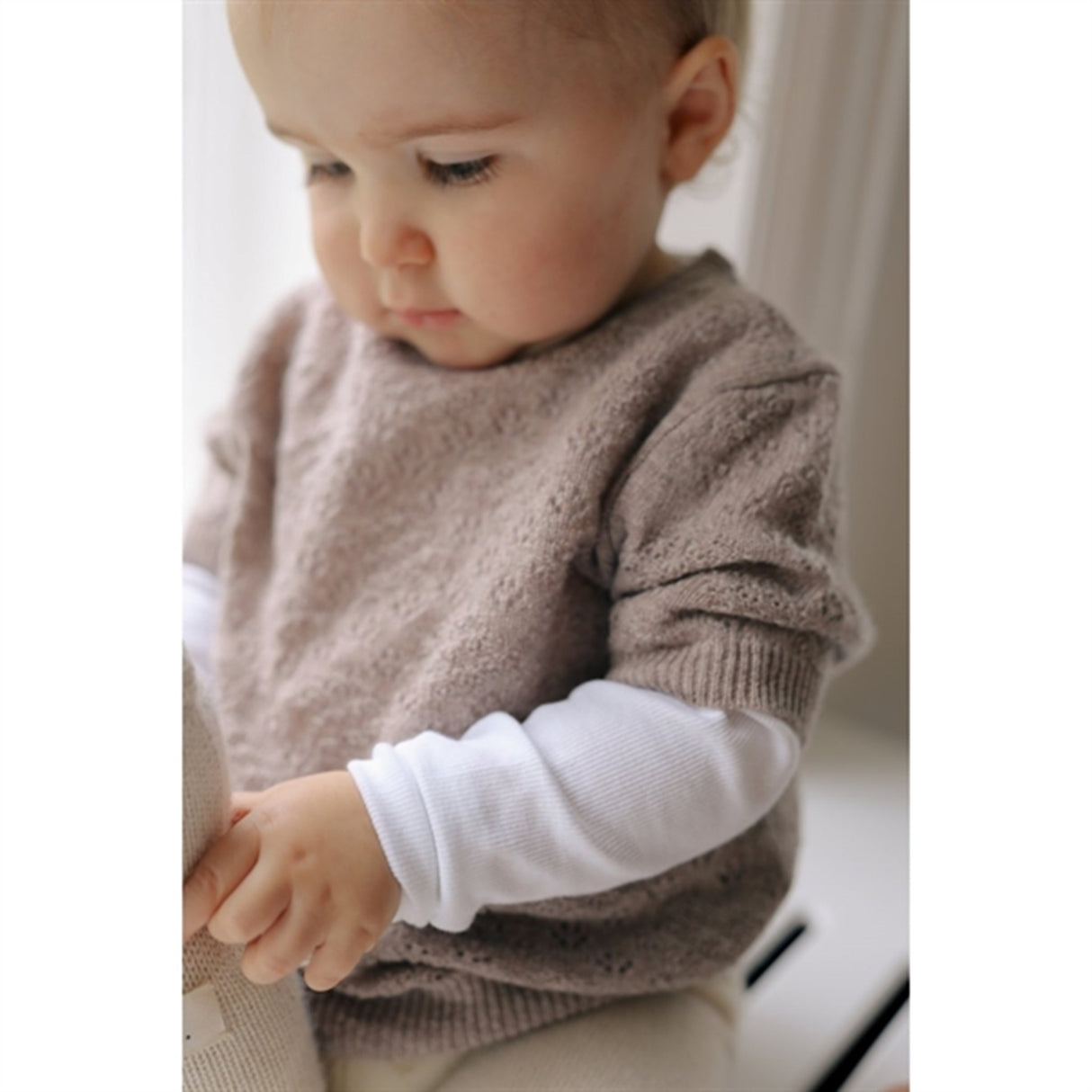 HOLMM Toast Nero Cashmere Strik T-shirt