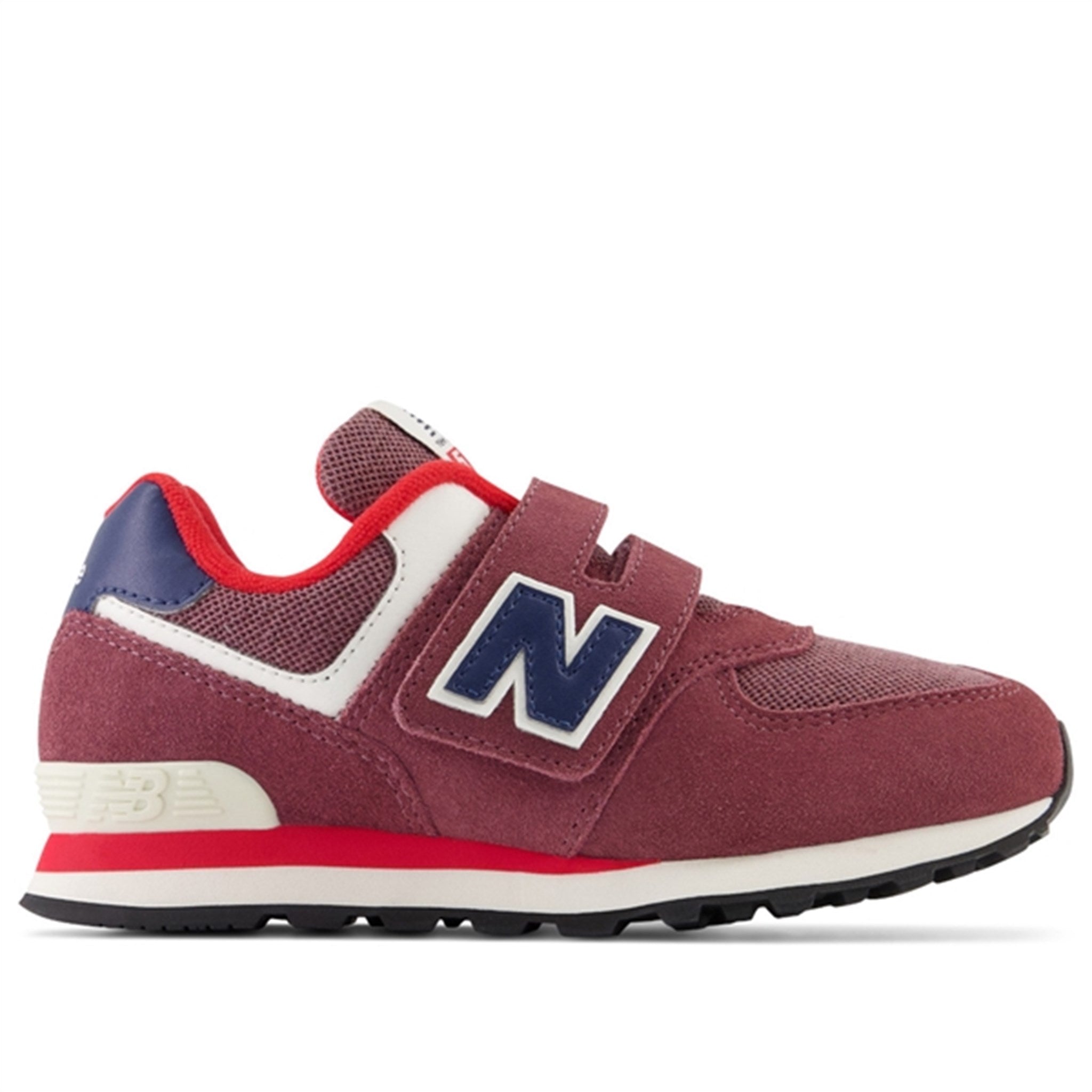 New Balance 574 Washed Burgundy Sneakers