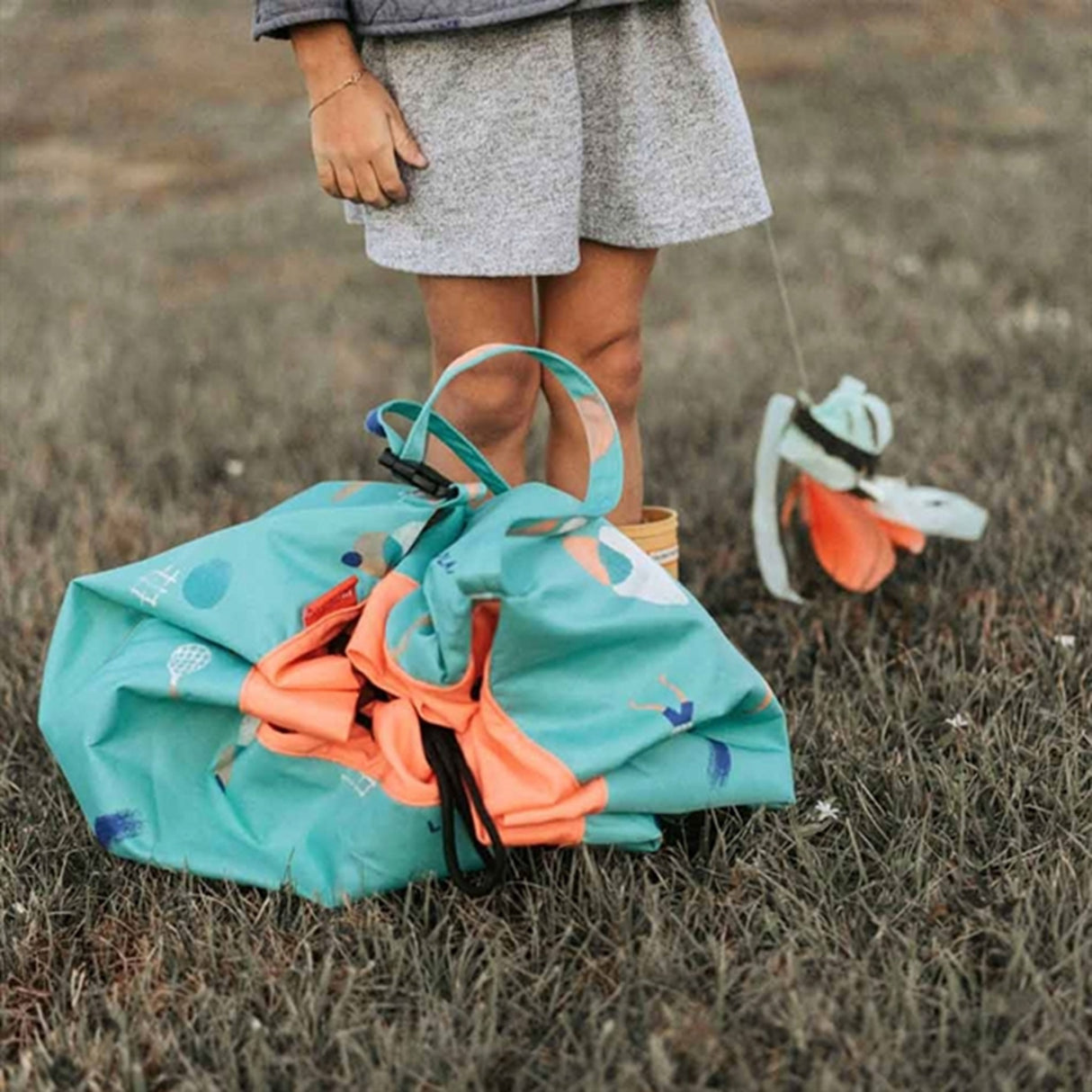 Play&Go 2-i-1 Legetæppe Outdoor Play