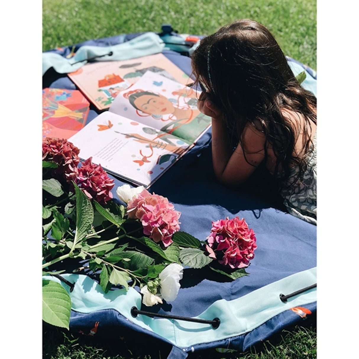 Play&Go 2-i-1 Legetæppe Outdoor Surf