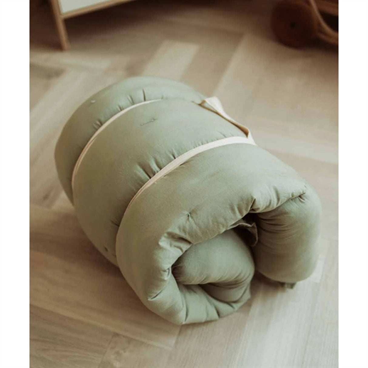 Play&Go 3-i-1 Legetæppe Organic Bloom Meadow Green