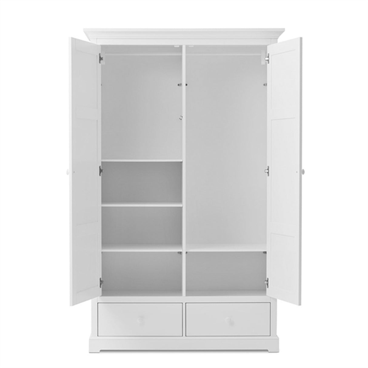 Oliver Furniture Seaside Klædeskab 2 Døre Hvid