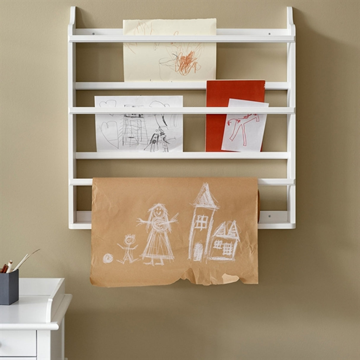 Oliver Furniture Seaside Tallerkenrække Hvid