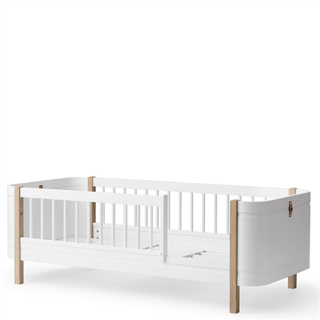 Oliver Furniture Wood Mini+ Juniorseng Hvid/Eg