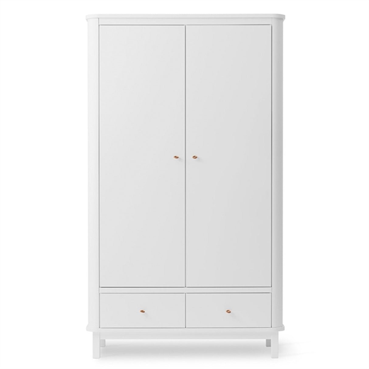 Oliver Furniture Wood Klædeskab 2 Døre Hvid