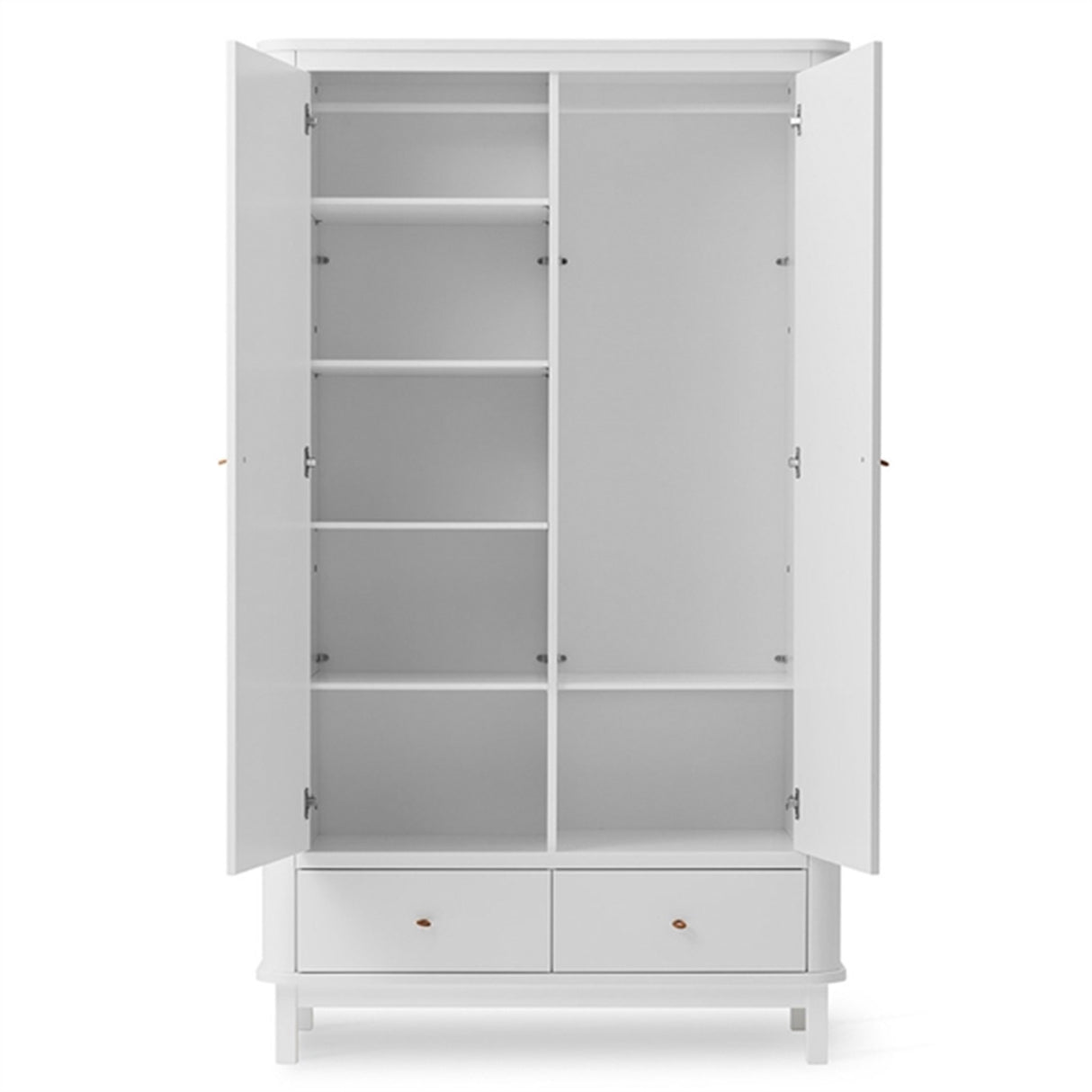 Oliver Furniture Wood Klædeskab 2 Døre Hvid
