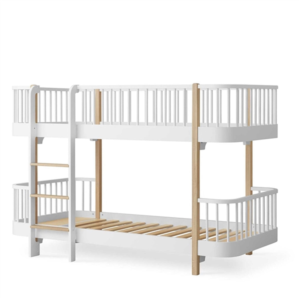 Oliver Furniture Wood Halvhøj Køjeseng Hvid/Eg