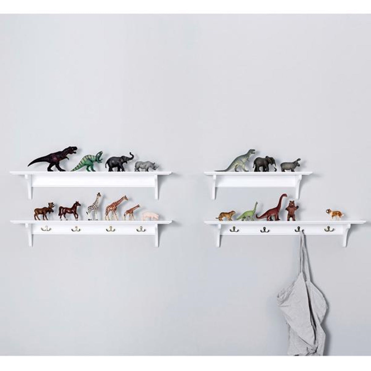 Oliver Furniture Seaside Hylde m. Kroge 90x20 cm