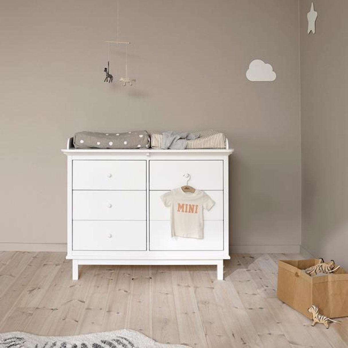 Oliver Furniture Seaside Puslekommode m. 6 Skuffer