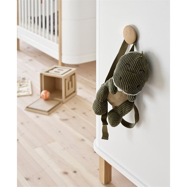 Oliver Furniture Wood Kommode m. 6 Skuffer Hvid/Eg