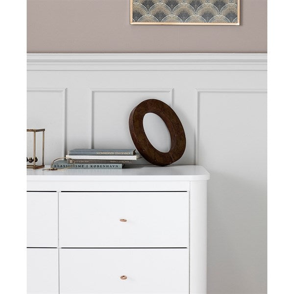 Oliver Furniture Wood Kommode m. 6 Skuffer Hvid