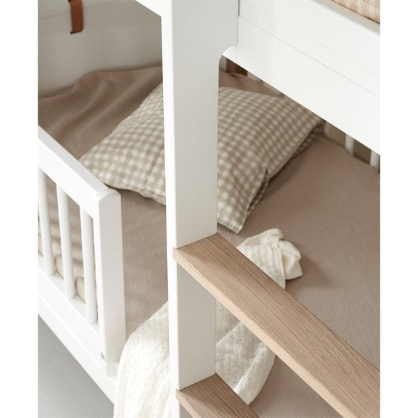 Oliver Furniture Wood Mini+ Halvhøj Køjseng Hvid/Eg 3